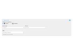 Final: Category chooser in page settings