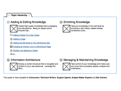 Wireframe: a guide tab with edit ability